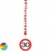 Viseča spirala s prometnim znakom za 30 let
